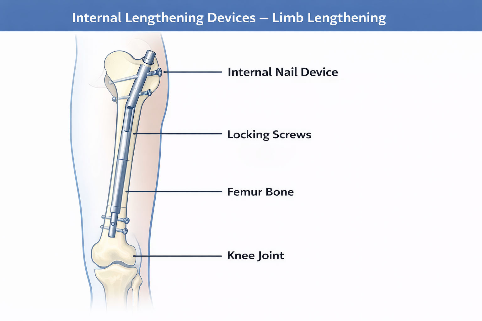 Internal Limb Lengthening Device