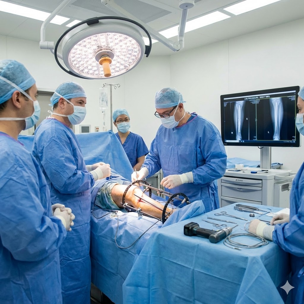 Lengthening Over Nail Procedure